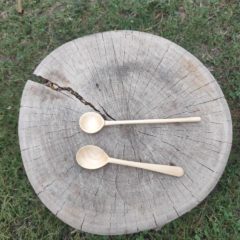 Olive wooden spoons